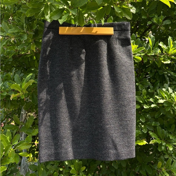 Anne Klein Dark Gray Pencil Skirt - Picture 1 of 4